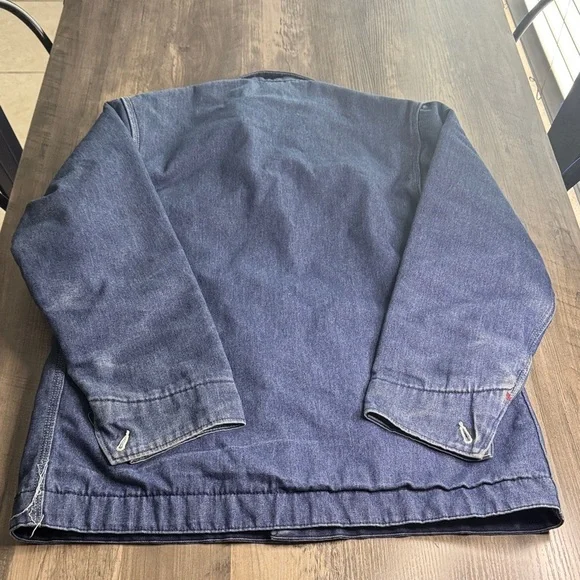 Vintage Big Mac 70s JCPenney Blanket Lined Denim Chore Jacket RARE